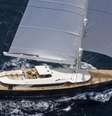 O iate de luxo Bayesian, visto de fora  Foto: Reprodução/boatinternational.com