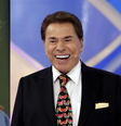 Moacyr Franco lê carta para Silvio Santos  Foto: Reprodução