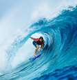 Gabriel Medina disputa etapa de Teahupo'o da WSL  Foto: Gabriel Medina pega tubo numa onda em Teahupo'o em etapa da WSL (@WSL / Beatriz Ryder) / Olimpíada Todo Dia