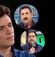 Celso Portiolli detonou Ratinho e Faustão em entrevista com Marília Gabriela há 26 anos.  Foto: Reprodução, SBT/Divulgação/Globo / Purepeople