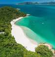 Ilha do Campeche, em Florianópolis   Foto: Intelbras/Divulgação / Viagem em Pauta