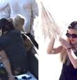 Madonna troca carícias com namorado | Madonna se protege do sol  Foto: Reprodução | DailyMail