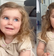 Pequena movimentou a web com vídeo fofo  Foto: Reprodução/Instagram