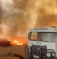 Incêndio em área canavieira  Foto: Divulgacao/Canaoeste / Estadão