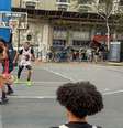 Evento que promoveu o NBB Trio aconteceu em três quadras do Vale do Anhangabaú, em São Paulo.  Foto: Riad Kaled el Turk