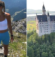 Natalie Stichova, de 23 anos, despencou de quase 80 metros em penhasco próximo ao Castelo de Neuschwanstein, na Alemanha  Foto: Reprodução/Redes Sociais 