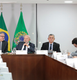  Ministro de Estado Chefe da Secretaria de Relações Institucionais da Presidência da República Alexandre Padilha e o Presidente da República, Luiz Inácio Lula da Silva, durante Reunião com Lideres.  Foto: Gil Ferreira/Ascom - SRI