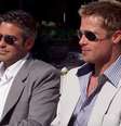 George Clooney e Brad Pitt estarão juntos novamente no longa 'Wolfs'  Foto: Reprodução