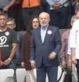 O evento aconteceu na Praça Campo Limpo e contou com a presença do presidente Lula  Foto: Reprodução/ X / Perfil Brasil