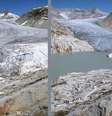 Essas enormes massas de gelo são fontes de água doce e estão desaparecendo rapidamente com a mudança climática (Fotos:Fabrice Coffrini/AFP)  Foto: Climatempo