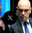 Alexandre de Moraes, ministro do STF (Supremo Tribunal Federal), intimou Elon Musk, exigindo a nomeação de um novo representante legal do X - antigo Twitter - no Brasil no prazo de 24 horas.  Foto: Getty Images / Purepeople