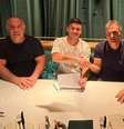 Alcaraz com dirigentes do Flamengo –  Foto: Divulgação / Flamengo / Jogada10