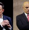 Elon Musk e Alexandre de Moraes  Foto: Gonzalo Fuentes/Reuters e Pedro Kirilos/Estadão / Estadão