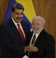 Luiz Inácio Lula da Silva (PT) com o ditador da Venezuela, Nicolás Maduro no Palácio do Planalto em Brasília  Foto: Wilton Junios/Estadão / Estadão