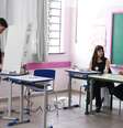Eleitor jovem vota na Escola Municipal de Ensino Fundamental - EMEF Celso Leite Ribeiro Filho, em Bela Vista  Foto: Rovena Rosa/Agência Brasil