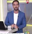 Daniel Adjuto conversa com gari vítima de agressão  Foto: Reprodução | SBT