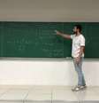 Reinaldo Resende em sala de aula  Foto: Divulgação/Arquivo pessoal
