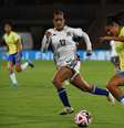 Brasil goleou Fiji por 9 a 0 na estreia no Mundial Sub-20 de futebol feminino –  Foto: Jaime Saldarriaga/AFP via Getty Images / Jogada10