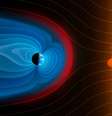 Ilustração de vento solar  Foto: Getty Images / BBC News Brasil