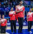 Morteza Mehrzad é o atleta mais alto da história das Paralimpíadas   Foto: Getty Images/Jens Büttner