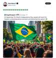 Bilionário Elon Musk compartilha postagem sobre ato "pela liberdade" no 7 de Setembro.  Foto: @elonmusk via X (antigo Twitter) / Estadão