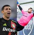 Emiliano Martínez, Diogo Costa e Gianluigi Donnaruma são os favoritos para o prêmio. Fotos: JUSTIN TALLIS/AFP via Getty Images, Divulgação / Porto e RONNY HARTMANN/AFP via Getty Images  Foto: Jogada10