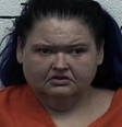 Amy Slaton foi presa após ser mordida por um camelo  Foto: Crockett County Sheriff's Department/Facebook