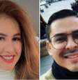 Da direita para a esquerda: Anna Gleicy Helrigle de Brito, de 27 anos, e o suspeito do crime, o brasileiro identificado apenas como Éric; o namorado de Anna e um amigo do casal também foi ferido no ataque a facas realizado em 31 de agosto, na Inglaterra.   Foto: Montagem/Reprodução/Redes Sociais 