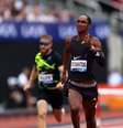 Alison dos Santos, o Piu, na prova dos 400m com barreiras da Diamond League, em Zurique  Foto: 2024 Getty Images / Olimpíada Todo Dia