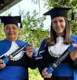 Mãe e filha recebem diploma juntas em Alagoas  Foto: Divulgação/Uneal