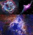 Cientistas da Nasa "sonificam" imagens espaciais  Foto: NASA/CXC/SAO/K.Arcand, SYSTEM Sounds (M. Russo, A. Santaguida)