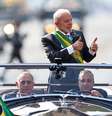 Lula chegou sozinho ao Desfile de 7 de setembro  Foto: REUTERS/Ueslei Marcelino