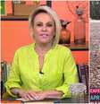 Ana Maria Braga mostra primeira safra de café de sua fazenda  Foto: Reprodução/Globo