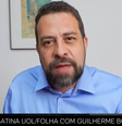 Deputado federal e candidato à prefeitura de São Paulo Guilherme Boulos (PSOL) participou de sabatina da Folha e UOL, nesta segunda-feira  Foto: Reprodução/YouTube/Folha de São Paulo