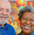 Presidente Lula ao lado da nova ministra dos Direitos Humanos, Macaé Evaristo  Foto: Reprodução/Instagram/@lulaoficial