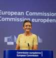 Chefe antitruste da União Europeia, Margrethe Vestager
10/09/2024. REUTERS/Johanna Geron  Foto: Reuters