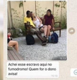 Gustavo Metropolo compartilhou publicação racista em grupo de whatsapp com outros colegas da FGV  Foto: Reprodução/Redes Sociais 