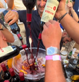 Clientes usam vinho de luxo para fazer sangria avaliada em R$ 750 mil; vídeo   Foto: Reprodução/Redes Sociais 