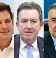 O vice-prefeito Eduardo Pimentel, o deputado federal Luciano Ducci e o deputado estadual Ney Leprevost são candidatos a prefeito de Curitiba  Foto: @neyleprevost e @eduardopimentel via Instagram e Vinicius Loures/Câmara dos Deputados / Estadão