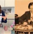 Christiane Pelajo e a bisavó, Heloísa Nabuco, a inventora do brigadeiro  Foto: Reprodução/Instagram/Christiane Pelajo