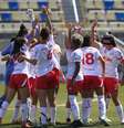 Jogadoras do time Sub-20 das Bragantinas.   Foto: Ari Ferreira/Red Bull Bragantino / Esporte News Mundo