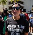 Laura Loomer é uma presença frequente em eventos de apoio ao ex-presidente dos EUA  Foto: Getty Images / BBC News Brasil