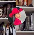Ana Castela tem mais de 60 botas guardadas no closet.  Foto: Reprodução, TikTok/Instagram / Purepeople