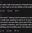 Filha de Musk chama pai de "incel" e comemora apoio de Taylor Swift a Kamala  Foto: Reprodução/Threads