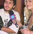 Yasmin Brunet entrevistou Igor Jansen, ator no ar em No Rancho Fundo  Foto: Reprodução/Gshow