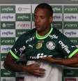 Caio Paulista em apresentação no Palmeiras  Foto: Cesar Greco/Palmeiras