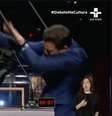 Depois de ser provocado, Datena dá 'cadeirada' em Pablo Marçal durante debate na TV Cultura  Foto: Reprodução/TV Cultura / Perfil Brasil