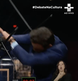 Datena agrediu Marçal durante debate na TV Cultura  Foto: Reprodução/TV Cultura