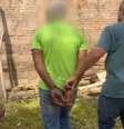 Suspeito foi detido nesta segunda  Foto: feira (16), em Abadiânia (GO) -  Divulgação/Polícia Civil / Perfil Brasil
