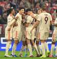  Foto: Alex Grimm/Getty Images - Legenda: Momento do primeiro gol marcado por Olise / Jogada10